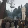 مجهولون يطلقون الالعاب النارية على امن الجامعة الاردنية (فيديو)