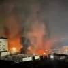 100 مصاب باعتداء مستوطنين على اهالي حوارة نابلس