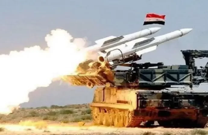 الدفاع الجوي السوري يتصدى لعدوان إسرائيلي