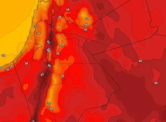 كتلة هوائية حارة جديدة قادمة إلى الأردن
