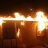 حريق يلتهم 3 كرفانات في مخيم الزعتري