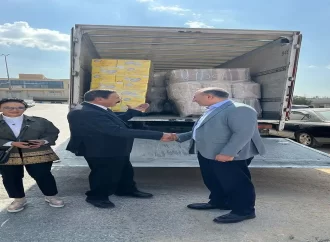السفير اللوزي يطلق ثاني دفعة من المساعدات لقطاع غزة