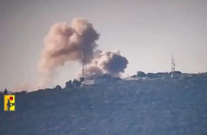 حزب الله يمطر قاعدة عسكرية اسرائيلية بصواريخ ثقيلة بعد استهداف..