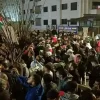الأمن يفض مظاهرات بمحيط السفارة الإسرائيلية..ويعتقل