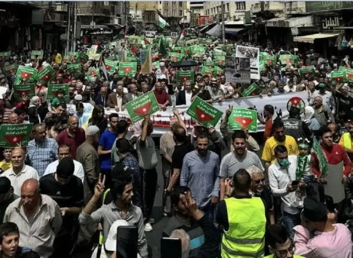 مسيرة وسط البلد: العدوّ يستهدف الأردن كما فلسطين 