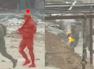 الفلاحي : يكشف سبب اشتعال النار في جندي بعد قنصه في حي الزيتون