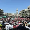 مسيرة وسط البلد دعما للحراك الطلابي.. ومطالبات باعادة احياء العلاقة مع حماس 