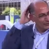 لوحة تسقط على رأس وزير أردني على الهواء مباشرة/ فيديو