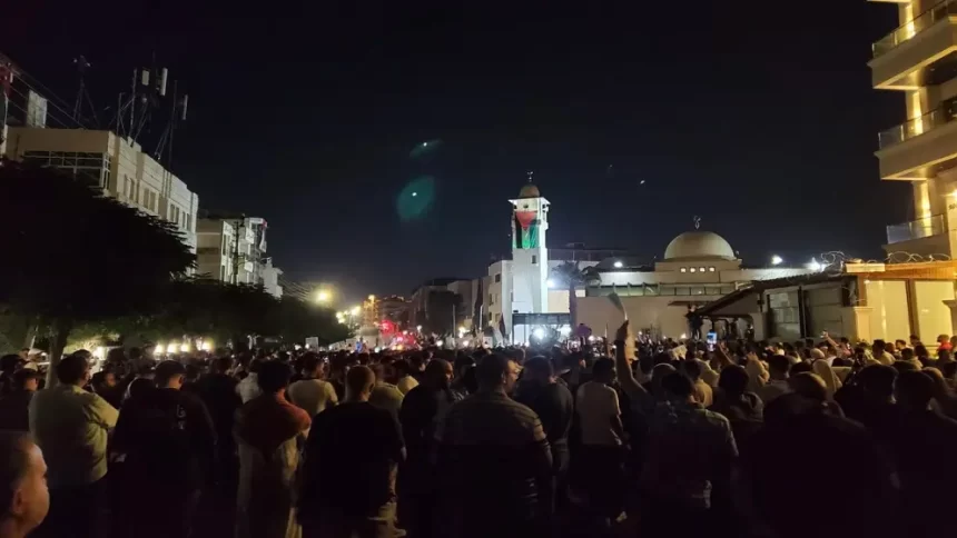 مظاهرات حاشدة في عمان تنديدا باغتيال هنية