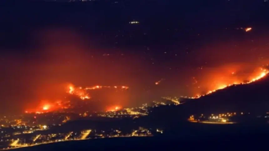 رشقة صاروخية ثالثة من جنوب لبنان