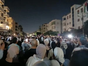 وقفة تضامنية امام مسجد الكالوتي