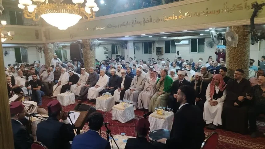 العايدي يرعى الاحتفال بالمولد النبوي في مسجد الإمام الرواس