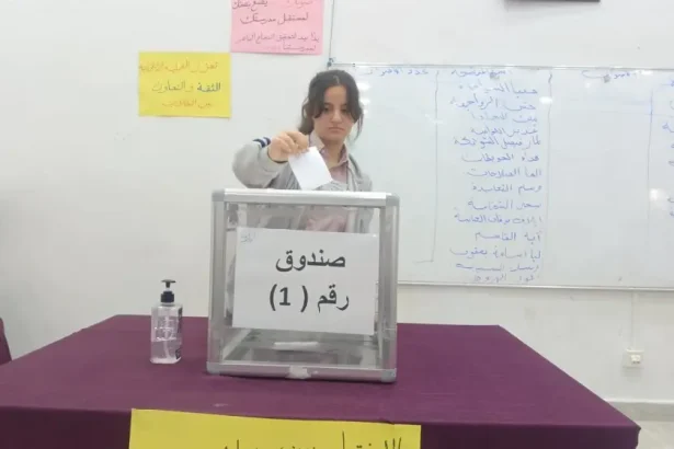 انتخاب مجلس برلمان الطلبة في لواء قصبة مادبا