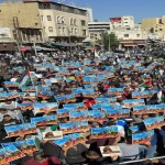 آلاف الأردنيين يتظاهرون وسط عمان: لا للتطبيع ودعمًا لغزة