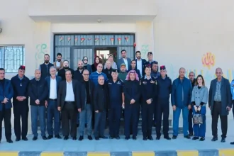 أبو الخيل يفتتح حديقة ليث وريان في مدرسة زرقاء ماعين