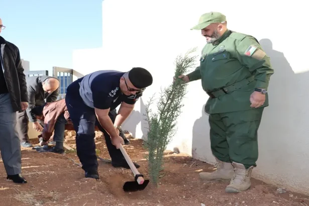 اطلاق مبادره ( ليث وريان ) بمدرسة زرقاء ماعين 