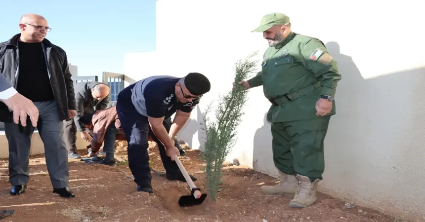 اطلاق مبادره ( ليث وريان ) بمدرسة زرقاء ماعين 