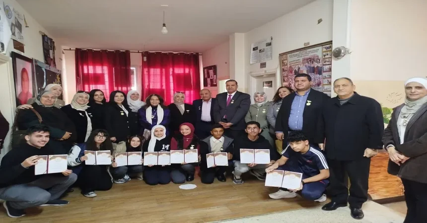  تكرم الطلبة الفائزين في مسابقة الإبداع ضمن مبادرة الدكتورة مريم اللوزي