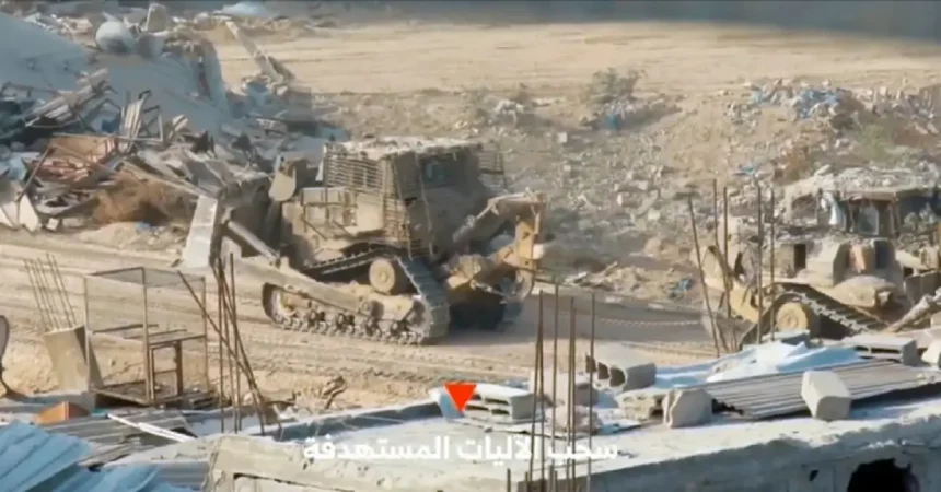 المقاومة الفلسطينية تقصف تجمعات جنود وآليات الاحتلال في شرقي رفح