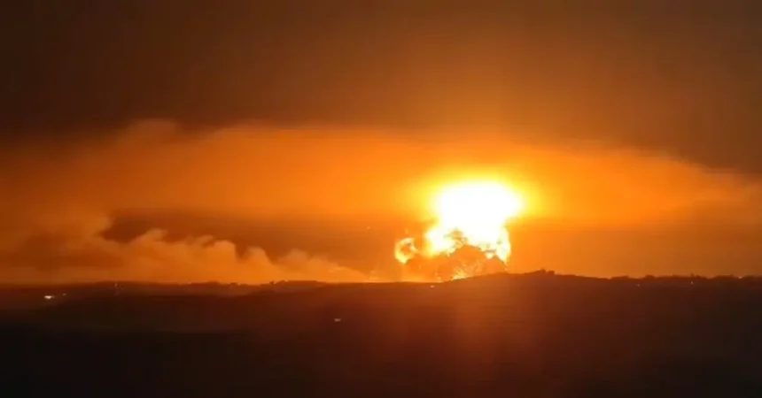 انفجارات عنيفة على طرطوس سجلتها أجهزة الزلازل كهزة أرضية بقوة 3 درجات