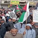 المئات في إربد: "أكبر ذلّ وأكبر عار. . تحاصر أهلك في جنين" 