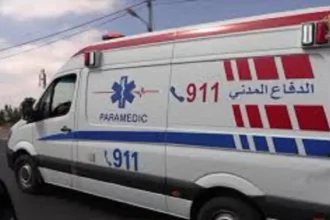 3 إصابات بتصادم مركبتين على طريق الزرقاء