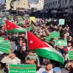 آلاف الأردنيين وسط البلد دعمًا للمقاومة