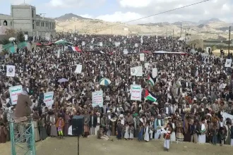 مسيرات واسعة في اليمن دعماً لغزة ومواجهة الطواغيت