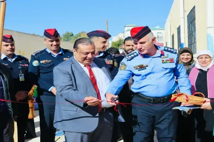 أبو الخيل يفتتح الحديقة المرورية في مدرسة أسماء بنت أبي بكر