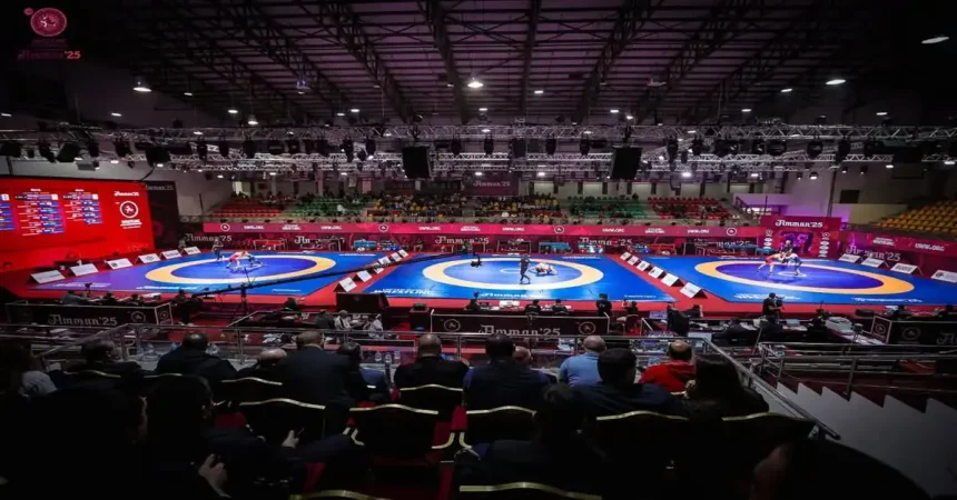 بطولة آسيا للمصارعة تختتم في عمّان الأحد / صور