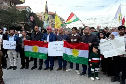 احتجاجات في الحسكة رفضاً للإعلان الدستوري الجديد
