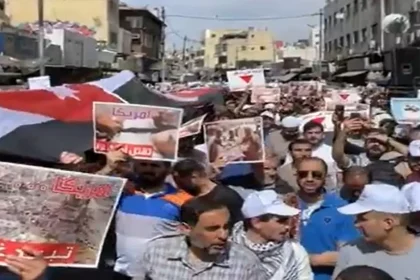 الآلاف في وسط البلد: يا الحكومة الأردنية.. هذه الإرادة الشعبية