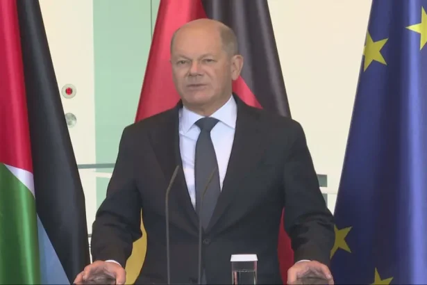 المستشار الألماني يطالب بتجديد وقف إطلاق النار بغزة