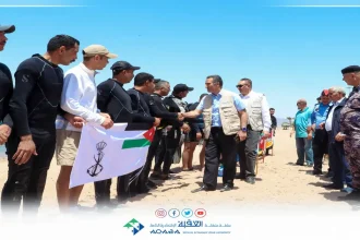الفايز يرعى حملة تنظيف لجوف البحر في منطقة الشاطئ الجنوبي