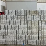 الجمارك تحبط تهريب الفين و400 كروز دخان ببراد شحن