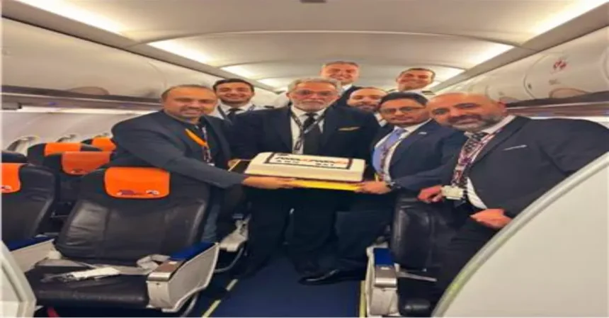 «ايركايرو المصريه » تدشن أولى رحلاتها المنتظمة بين القاهرة وعمان