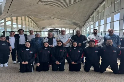 وفد منتخب الكراتيه إلى طشقند للمشاركة في بطولة آسيا لكبار وطلب إستضافة بطولة الناشئين