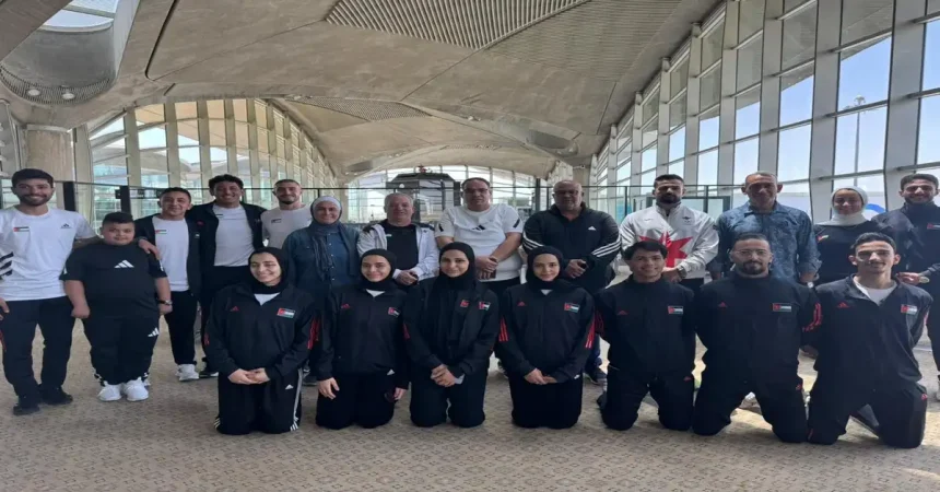وفد منتخب الكراتيه إلى طشقند للمشاركة في بطولة آسيا لكبار وطلب إستضافة بطولة الناشئين