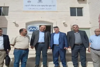 مدير عام شركة مياة العقبة يتفقد عقدي ادارة الكرك ومعان