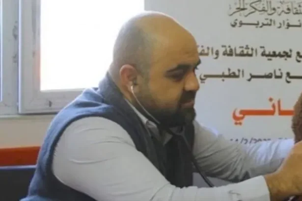 استشهاد الدكتور حمدي النجار والد الضحايا التسعة بخان يونس