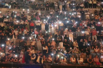 جوزيف عطية وملحم زين في ليلة لبنانية في مهرجان جرش