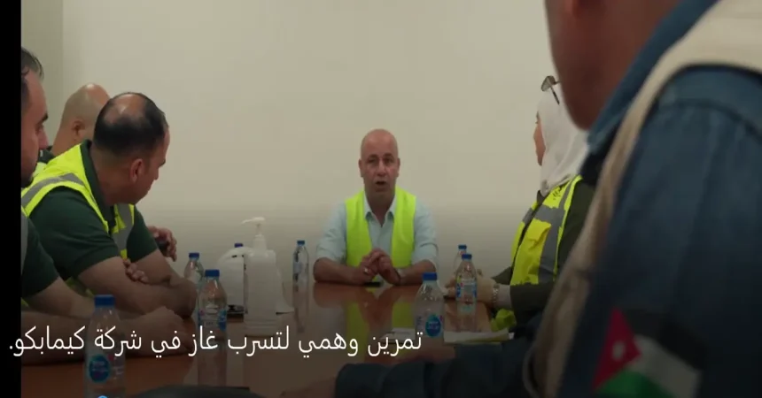 تمرين وهمي لتسرب غاز في شركة كيمابكو