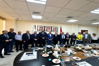 نقابة ملاحة الأردن تزور شركة العقبة لإدارة وتشغيل الموانئ.