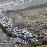 تصادم أربع مركبات يسبب ازدحامًا خانقًا في شارع الاردن