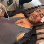 إصابة مراسل قناة الميادين أكرم دلول جراء قصف إسرائيلي استهدف حي الزيتون في غزة