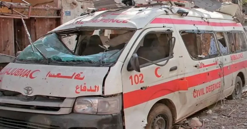 قوات الاحتلال تدمر أكثر من 80% مركبات الإسعاف بغزة