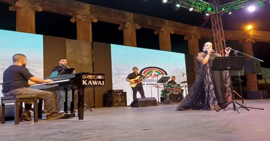 مكادي نحاس تشعل ليالي جرش بوصلة من الموروث الأردني والعربي الأصيل
