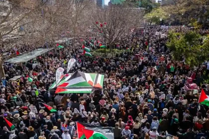  تظاهرة في أستراليا للمطالبة بوقف الحرب على غزة ومعاقبة إسرائيل