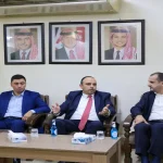 وزير الشباب يزور نادي الحسين مهنئا بفوزه بكأس السوبر 