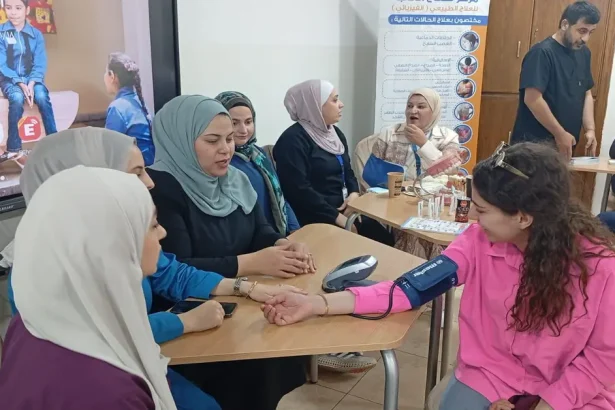 يوم طبي مجاني لموظفي ومتطوعي مركز الملكة رانيا العبدالله  مع مستشفى الشيخ محمد بن زايد - العقبة